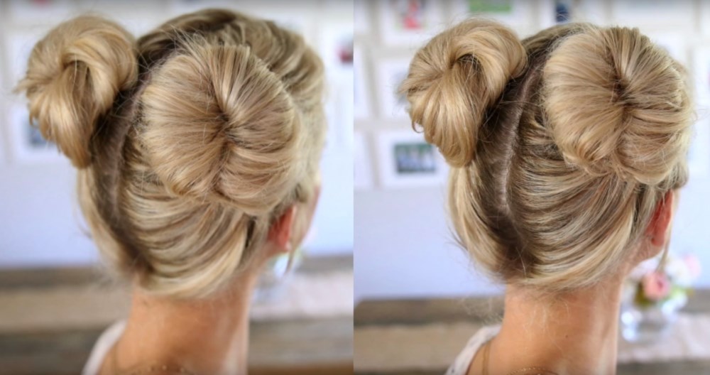 Double Bun Hairstyle for Summer Months - 5 Summer Hairstyles Ideas for Long Hair which are Perfect for the Warm Indian Weather