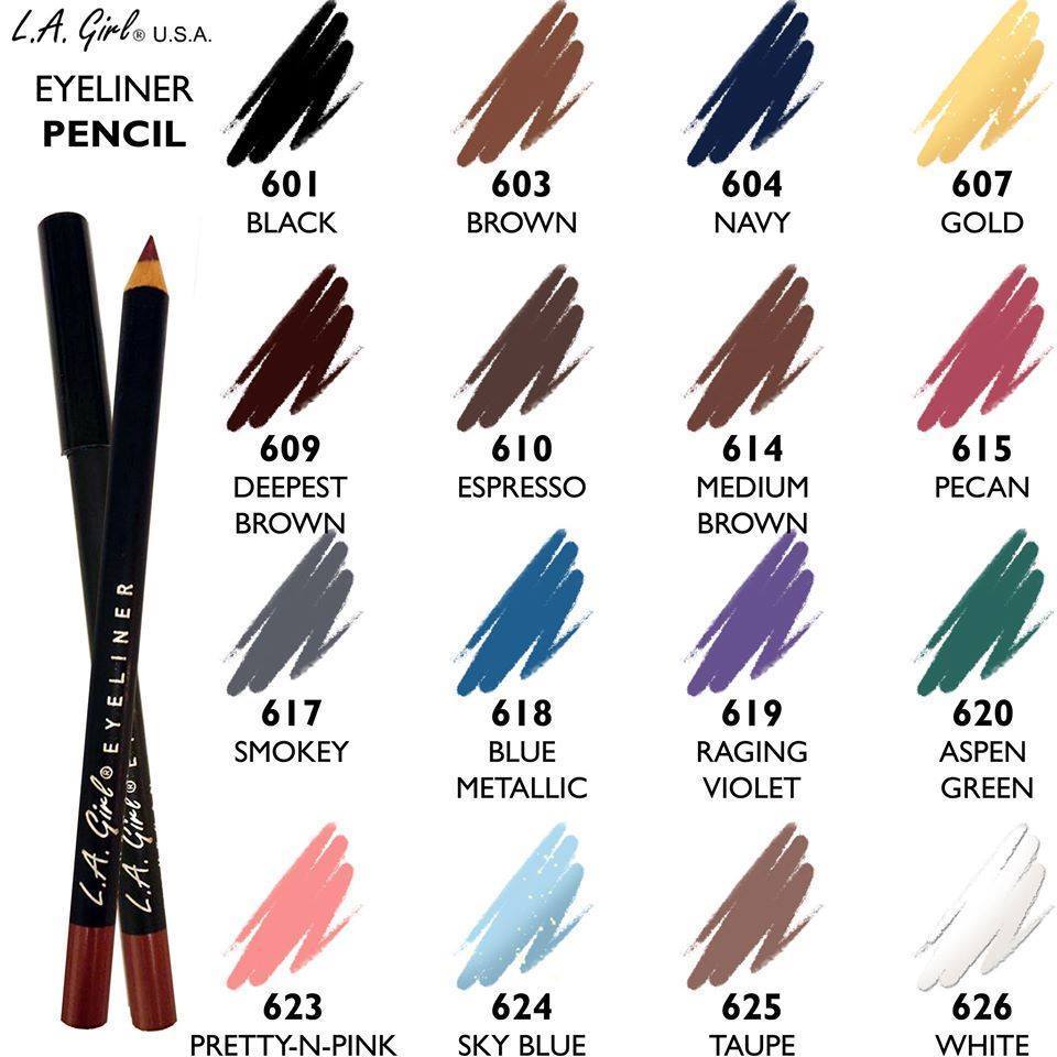 L.A. Girl Eyeliner Pencil - Top 10 Smudge Proof Under Rs. 500 Eyeliners & Pencils to Try- Read Review & Price