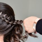 braided ponytail brunch look