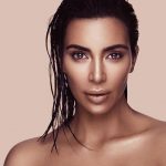 Kim Kardashian highlighter Image Source hellomagazine