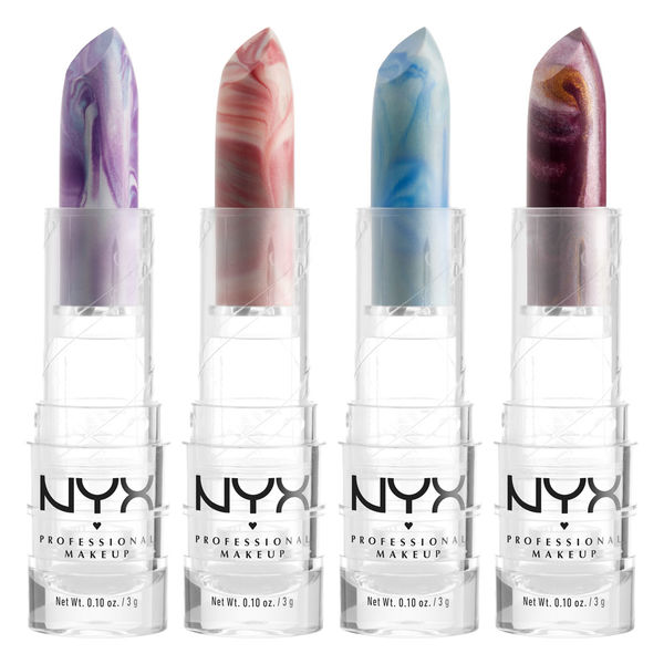 Nyx Faux Marble Lipstick - 8 Lipstick Trends for 2018 - Know Popular Lip Colors with Reviews & Price