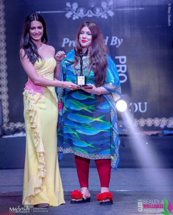 Ashima Best Fashion Art 339x420 - Glam Pro Beauty & Wellness Awards 2018 - Celebrity Presenter Actress Kriti Kharbanda and TV Superstar Manish Goel