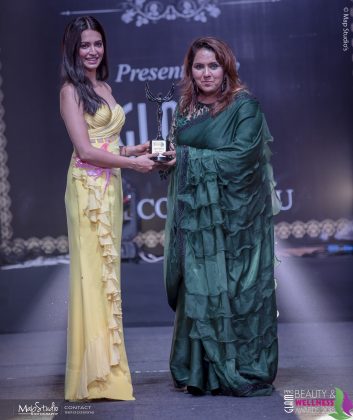 Jyoti Taneja Best Indian Bridal Makeup artist 353x420 - Glam Pro Beauty & Wellness Awards 2018 - Celebrity Presenter Actress Kriti Kharbanda and TV Superstar Manish Goel