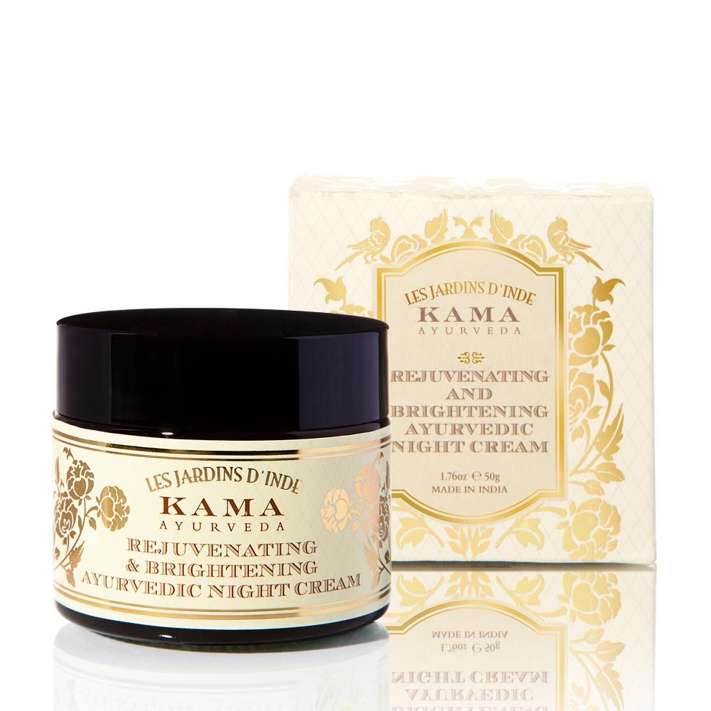 Kama Ayurveda Rejuvenating Brightening Ayurvedic Night Cream - De-Tan & Remove Skin Pigmentation Instantly - Try these 14 Amazing Creams, Masks, Face Wash & Scrubs